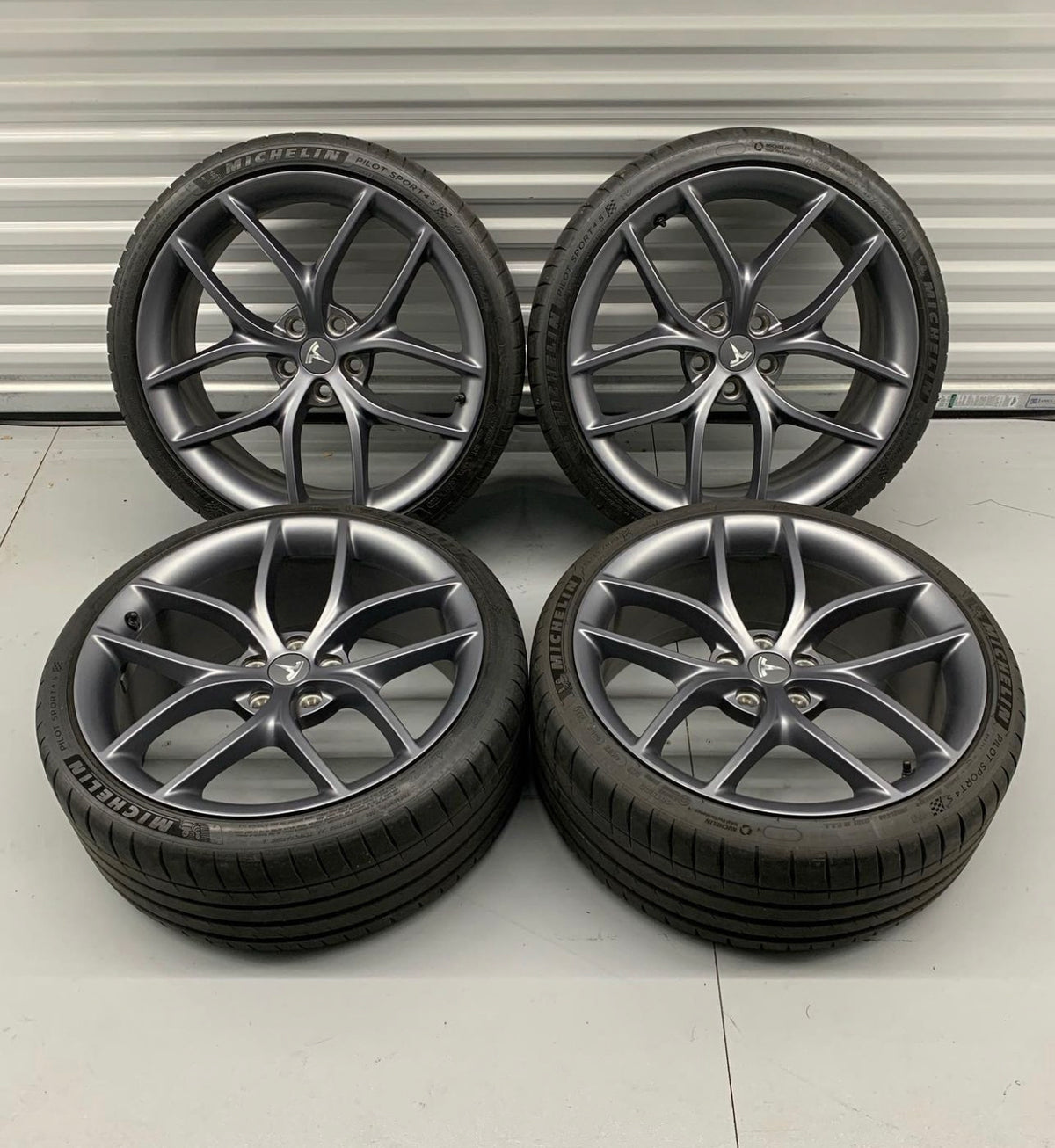 20 inch Tesla Zero G Wheels and Tires .